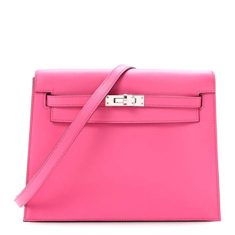 Hermes Pink Leather Kelly Danse