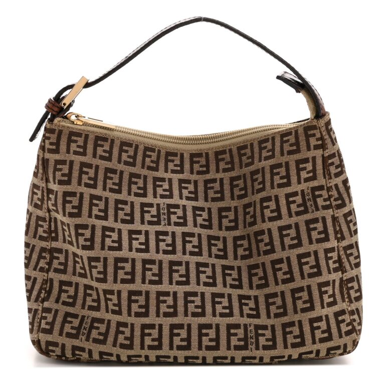 Fendi Brown Zucca Canvas Bag