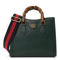 Gucci Diana Green Bamboo Tote