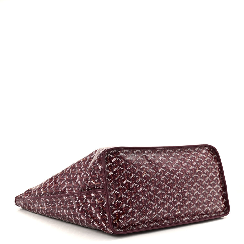 Goyard Burgundy Goyardine Saint Louis