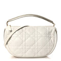 Dior White Cannage Vibe Bag