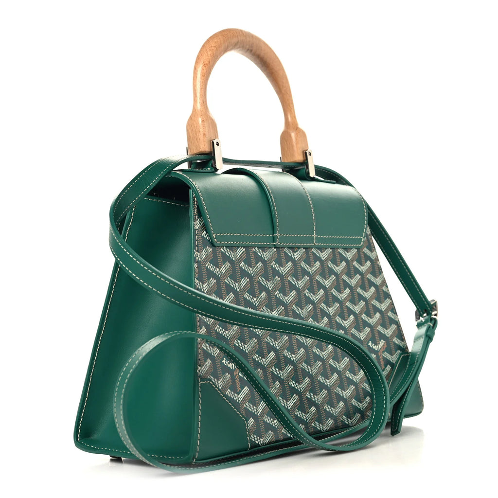Goyard Green Goyardine Saigon Handbag