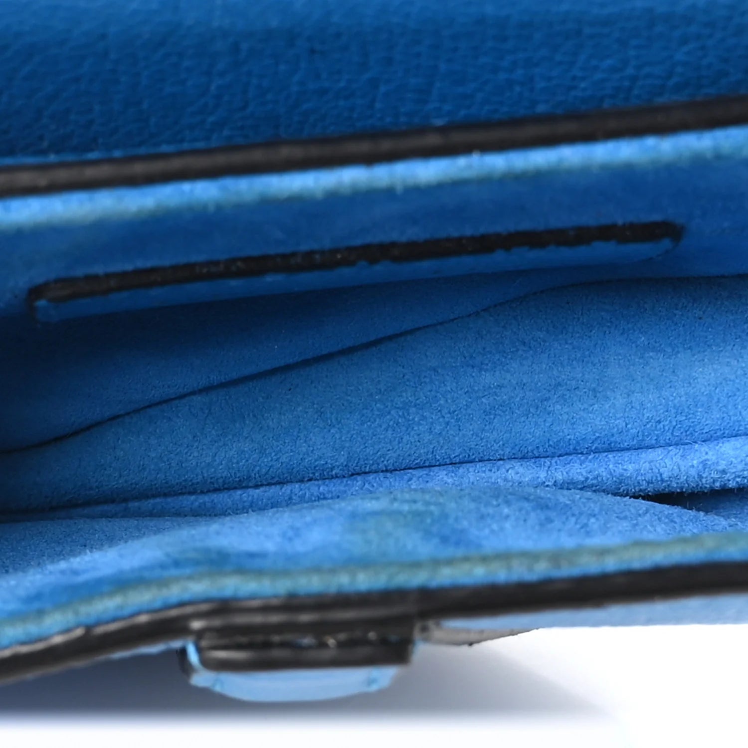 Dior Blue Grained Leather Saddle