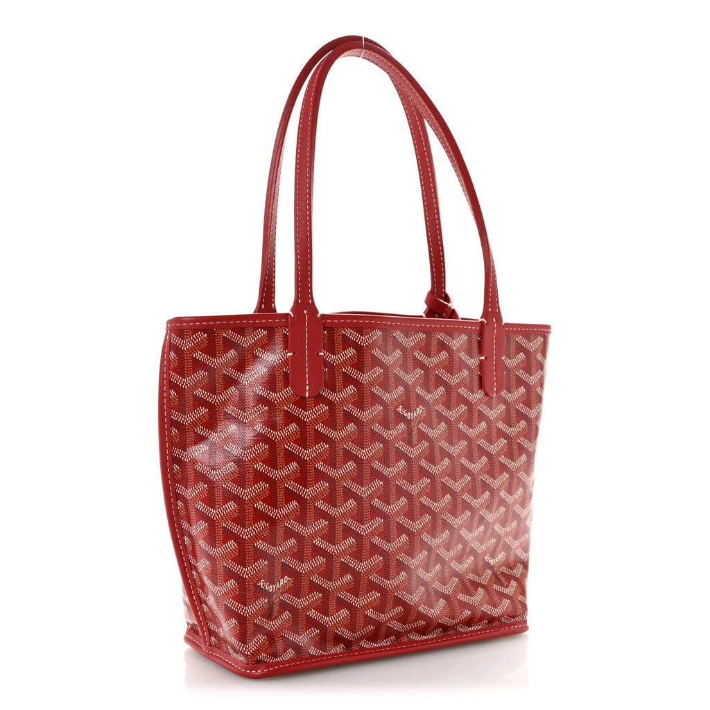 Goyard Red Goyardine Belharra Tote