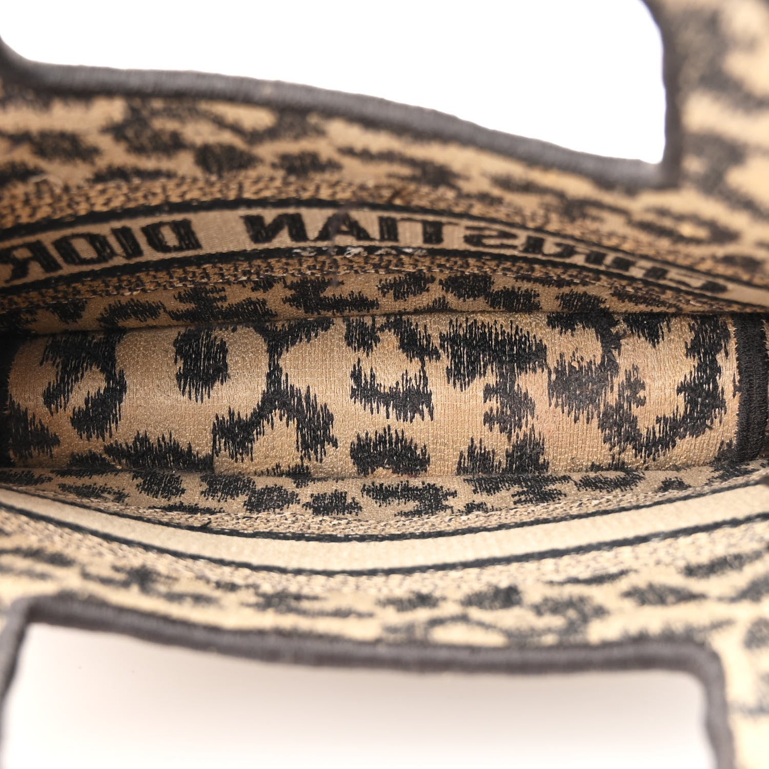 Dior Leopard Mini Book Tote