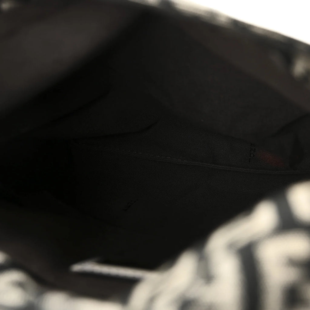 Fendi Black Zucchino Canvas Bag