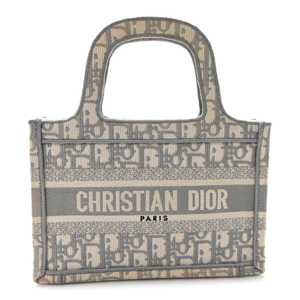 Dior Grey Mini Book Tote