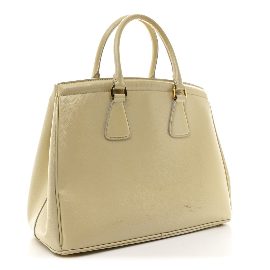 Prada Beige Saffiano Leather Tote