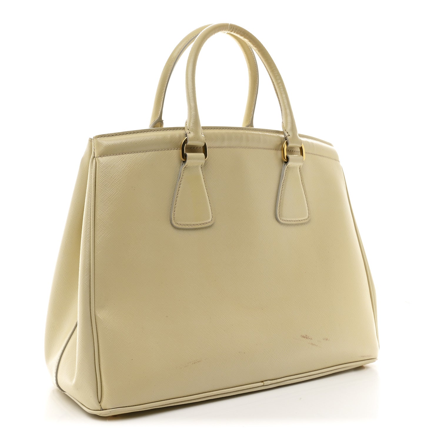 Prada Beige Saffiano Leather Tote