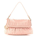 Fendi Pink Perforated Zucca Bag