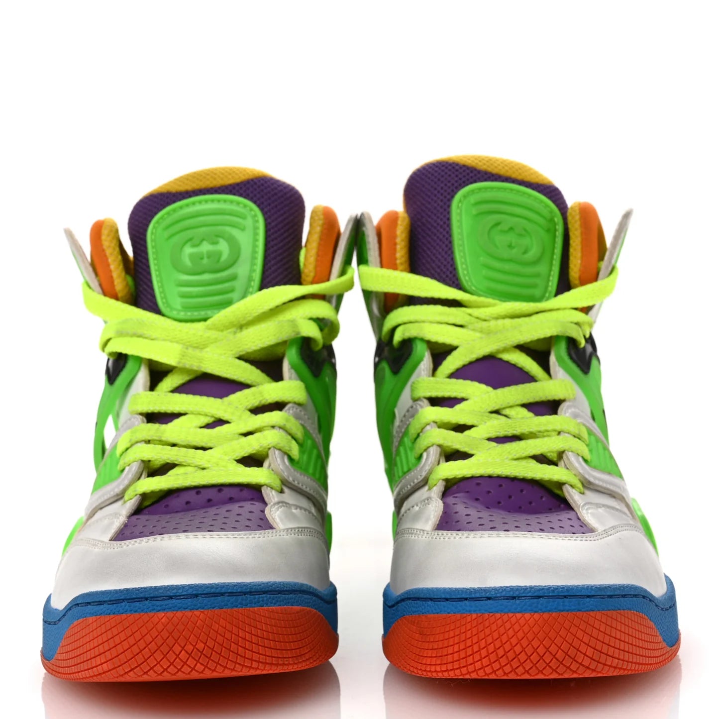 Gucci Multicolored Basket High-Top Sneakers
