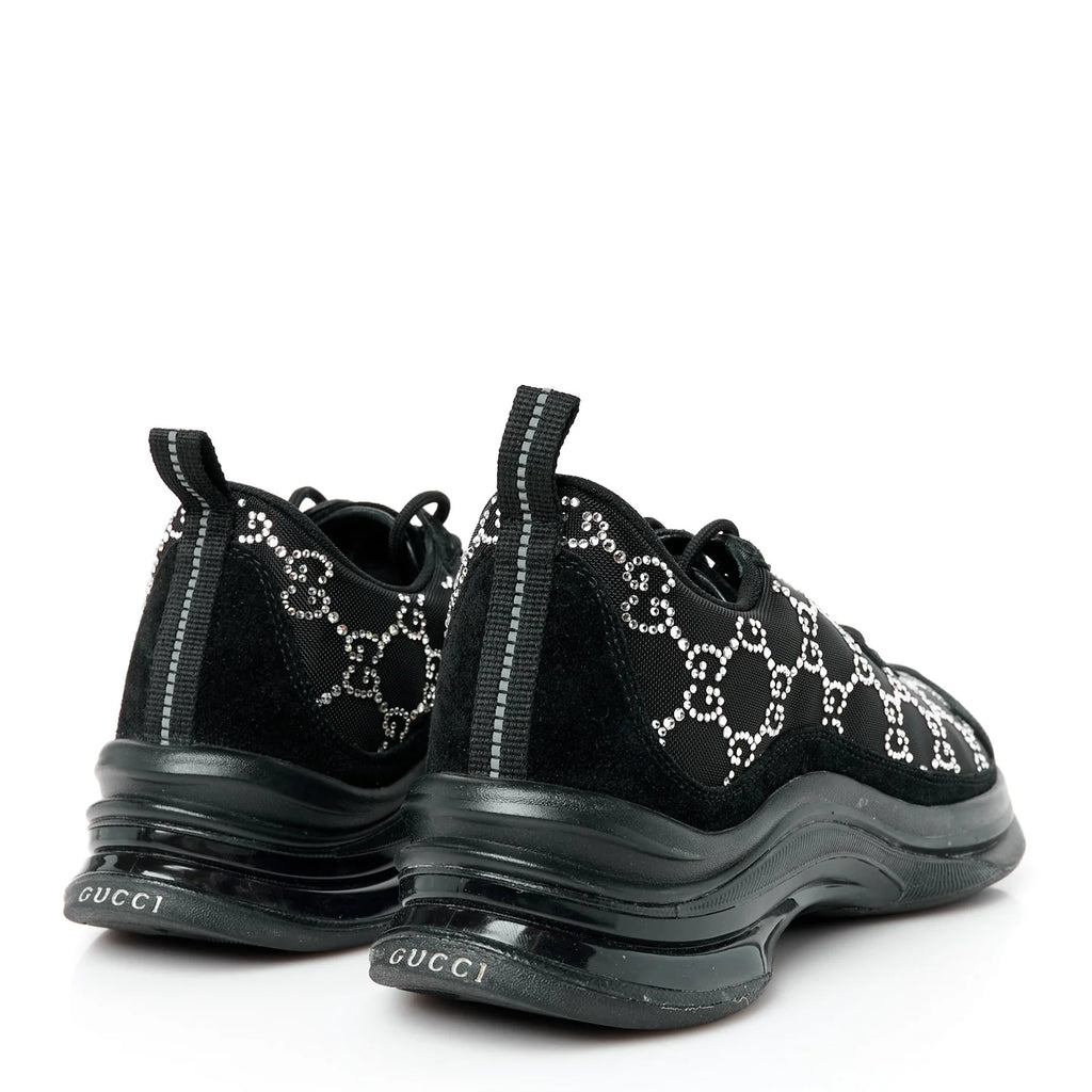 Gucci Crystal GG Mesh Sneakers
