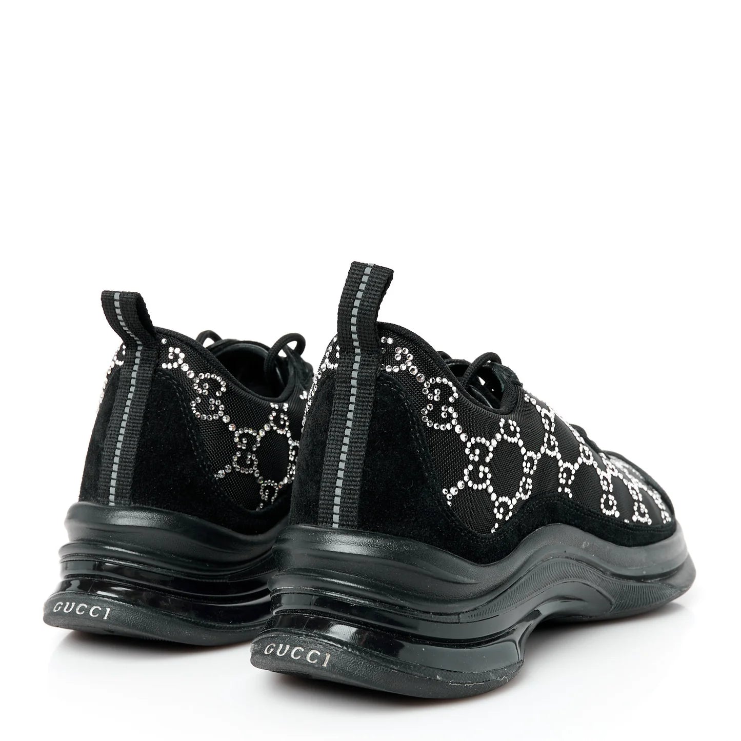 Gucci Crystal GG Mesh Sneakers