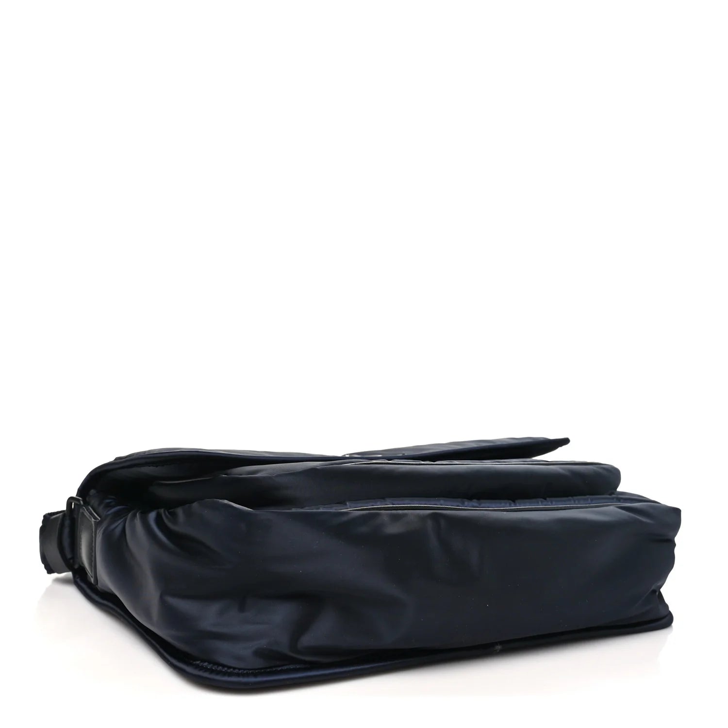 Saint Laurent Navy Puffer Messenger