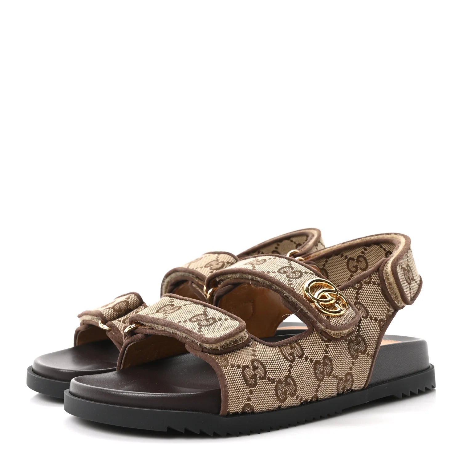 Gucci GG Monogram Canvas Sandals
