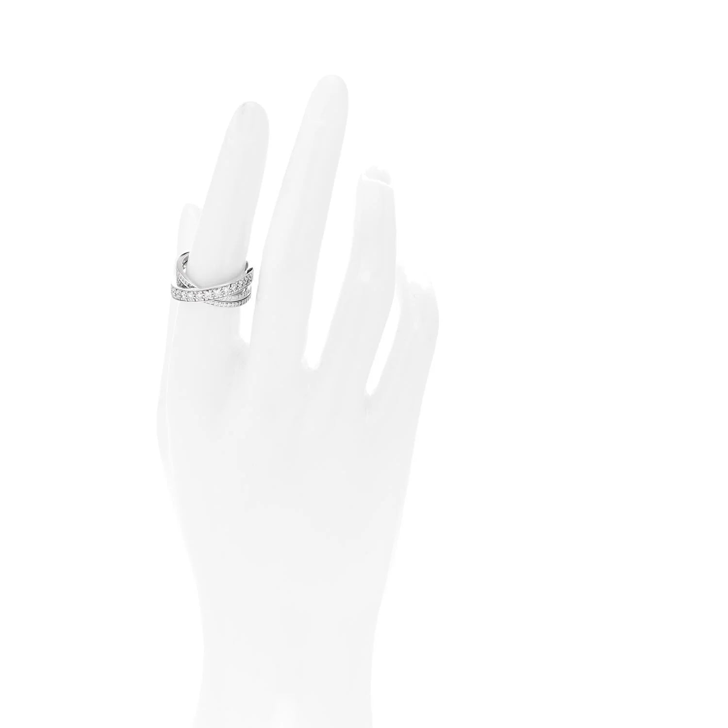 Cartier White Gold Diamond Ring