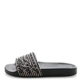 Chanel Multicolor Tweed Chain Slides