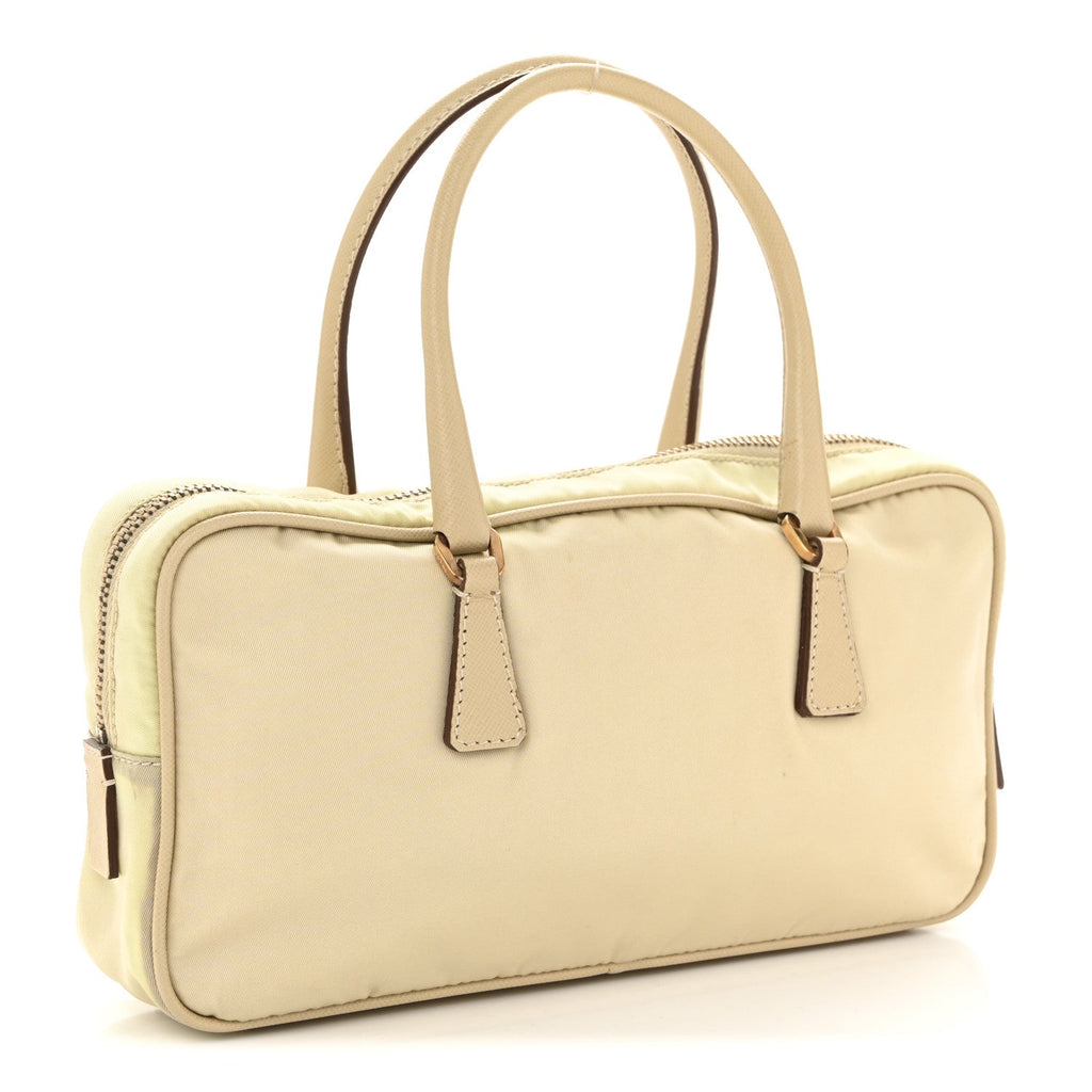 Prada Beige Nylon Top Handle