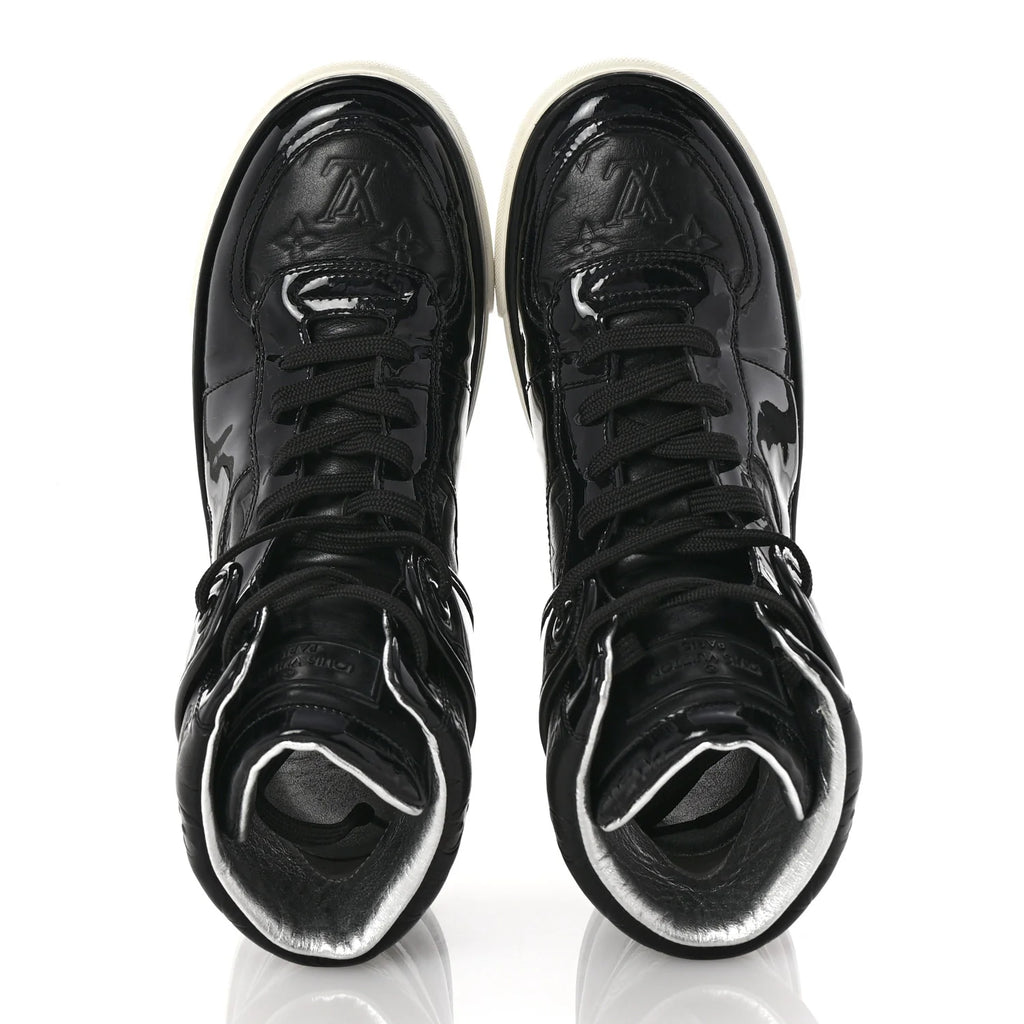 Louis Vuitton Black Monogram High-Top