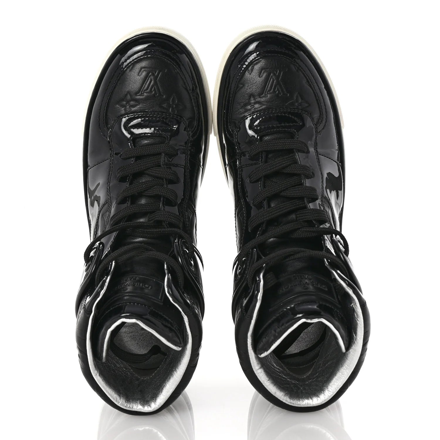 Louis Vuitton Black Monogram High-Top
