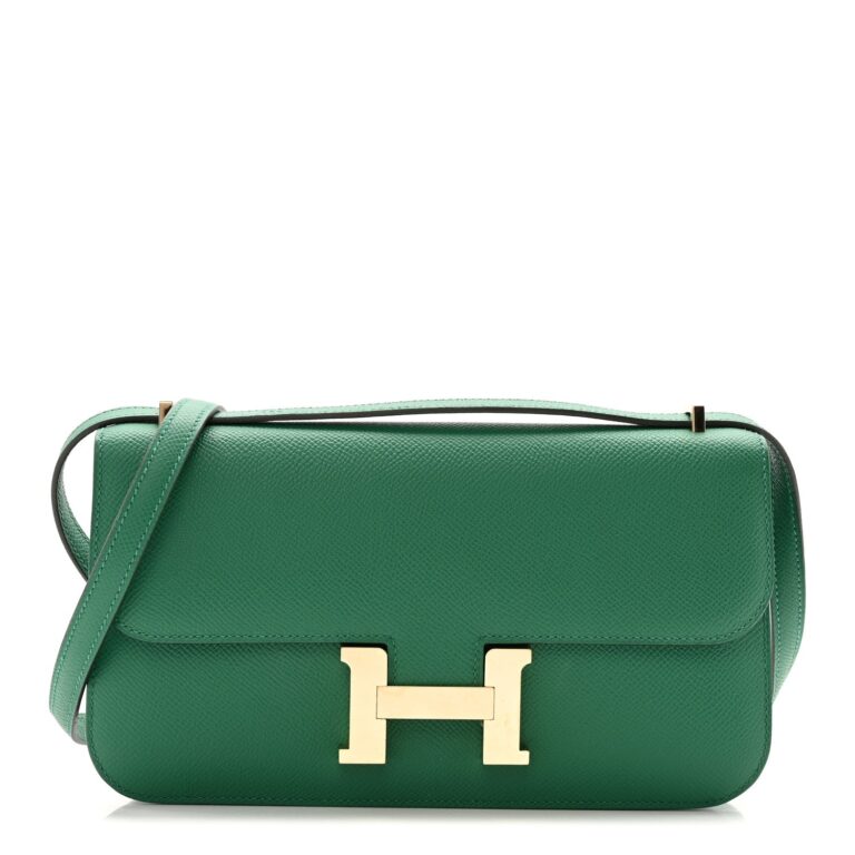 Hermes Green Epsom Constance Bag