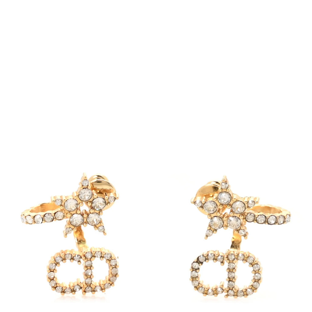Dior Crystal Star CD Earrings