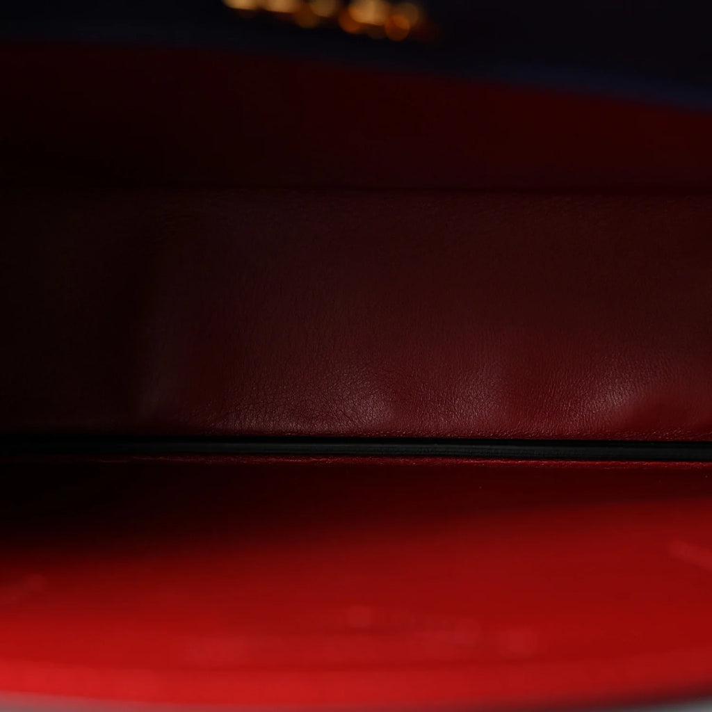Prada Blue Saffiano Leather Tote