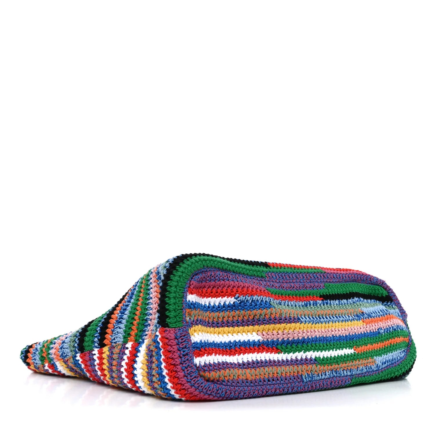 Miu Miu Multicolor Crochet Tote
