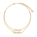 Louis Vuitton Gold Signature Necklace