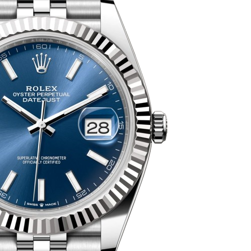 Rolex Datejust Blue Fluted Jubilee