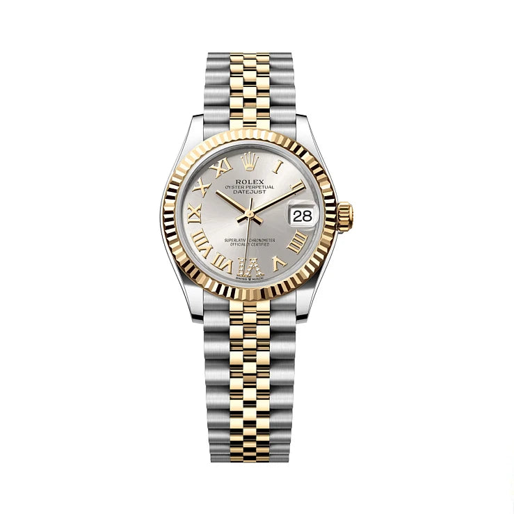 Rolex Datejust Two-Tone Silver Diamond