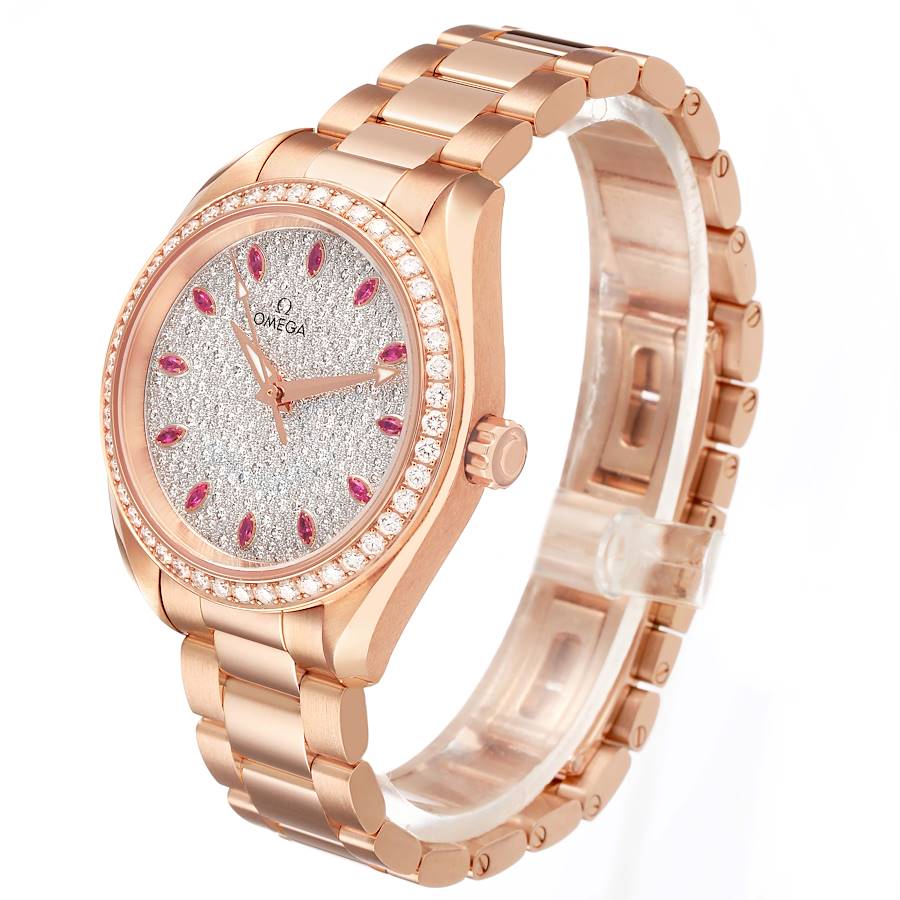 Omega Seamaster Rose Gold Diamond