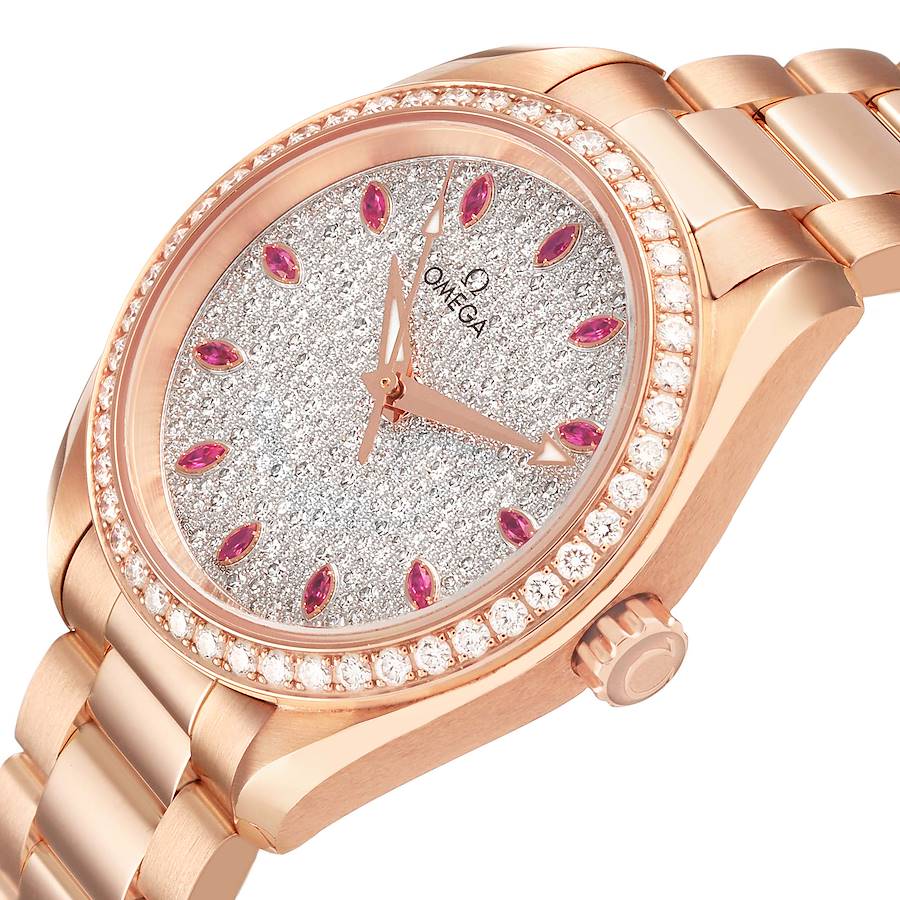 Omega Seamaster Rose Gold Diamond