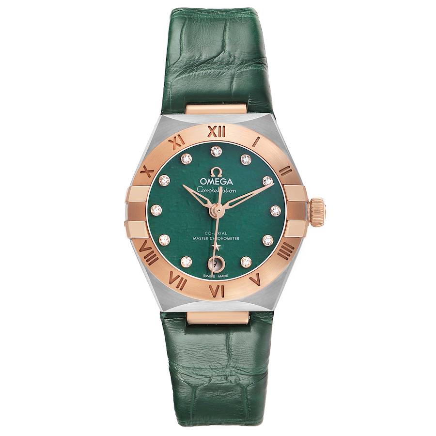 Omega Constellation Green Aventurine Diamond