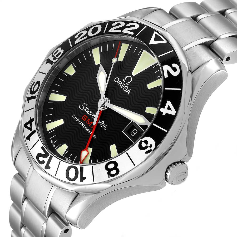 Omega Seamaster GMT Black Wave