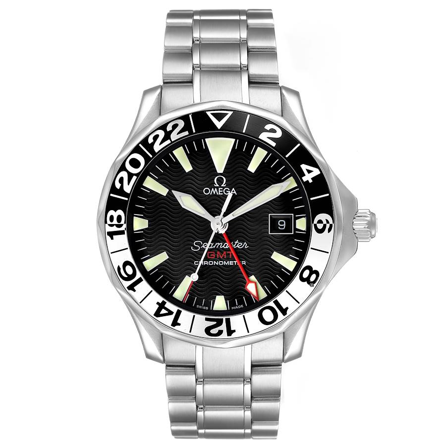 Omega Seamaster GMT Black Wave