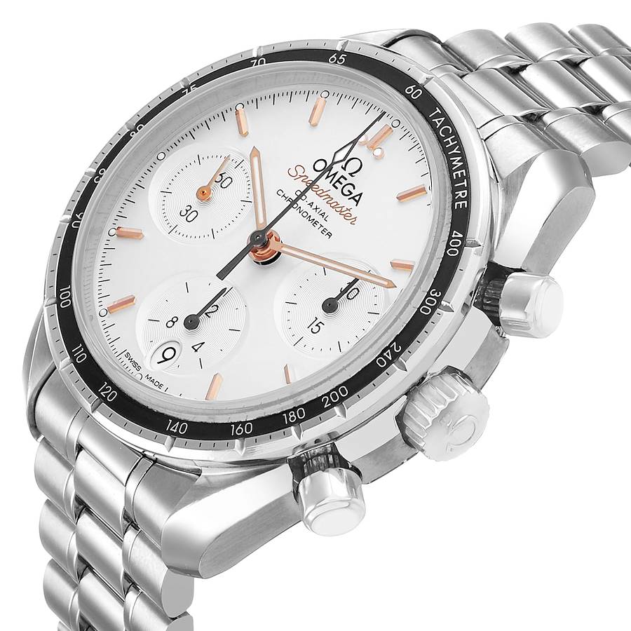Omega Speedmaster 38mm White Chronograph