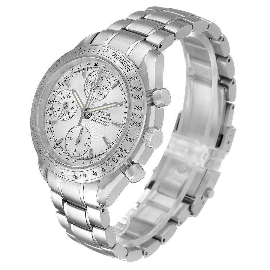 Omega Speedmaster Day-Date Silver Watch