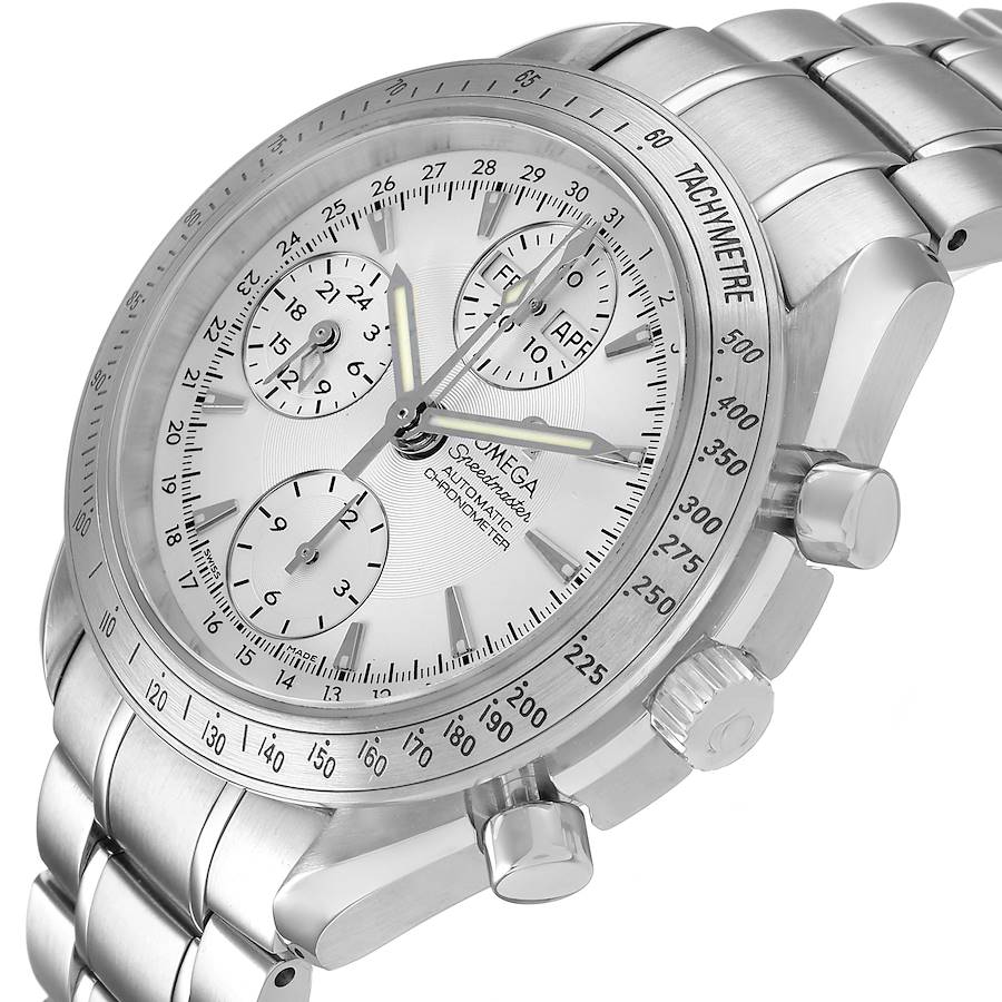 Omega Speedmaster Day-Date Silver Watch