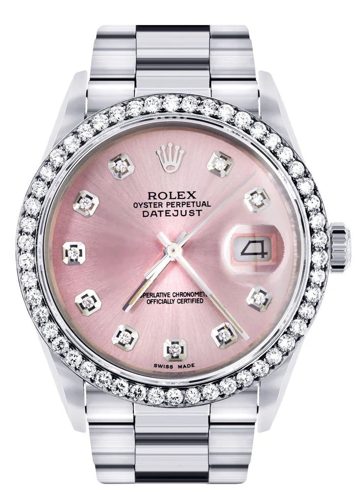 Rolex Datejust Steel Pink Diamond