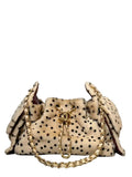 Luxury Spotted Fur Chain Handbag