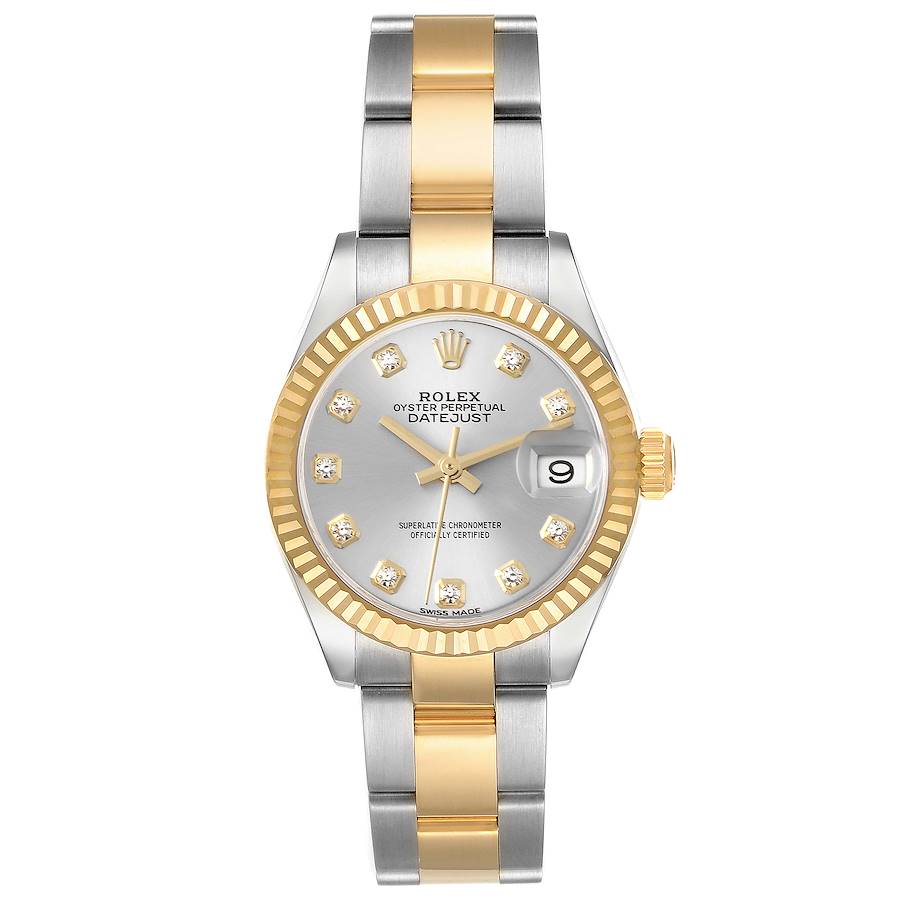 Rolex Datejust Two-Tone Silver Diamond