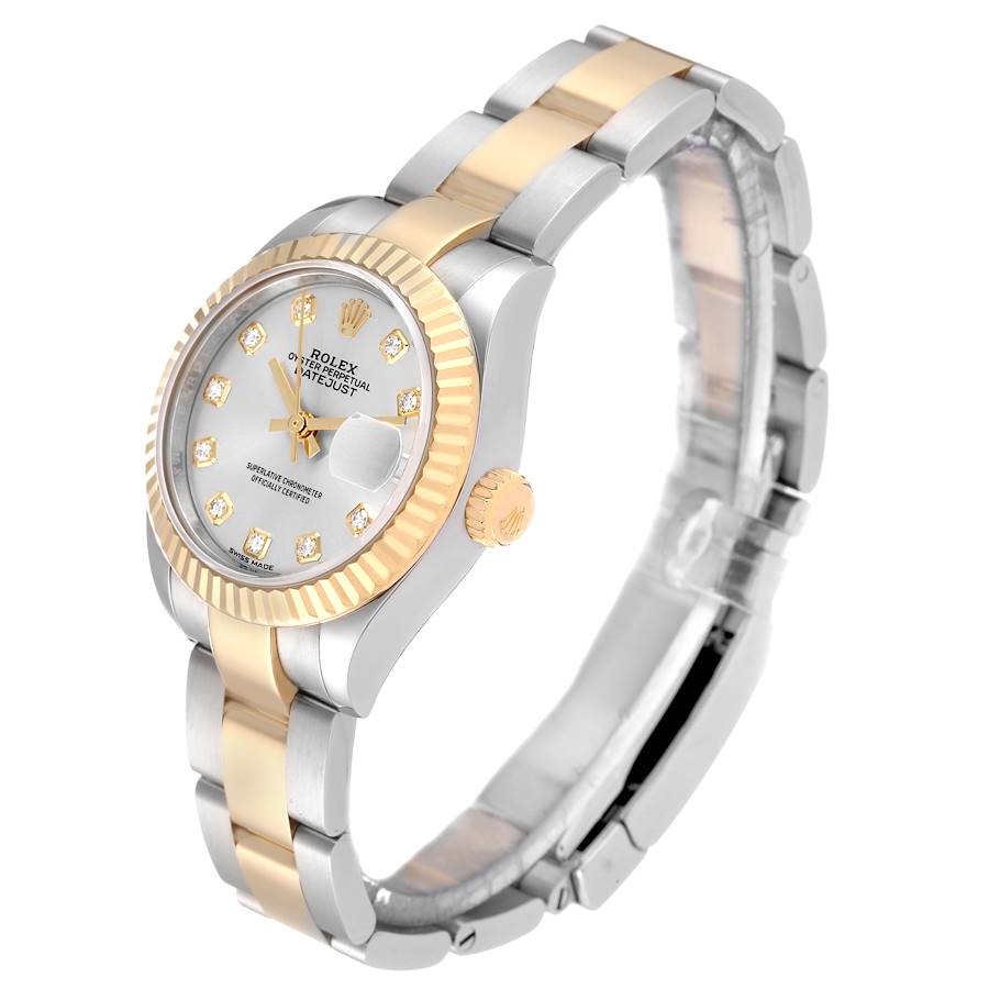 Rolex Datejust Two-Tone Silver Diamond