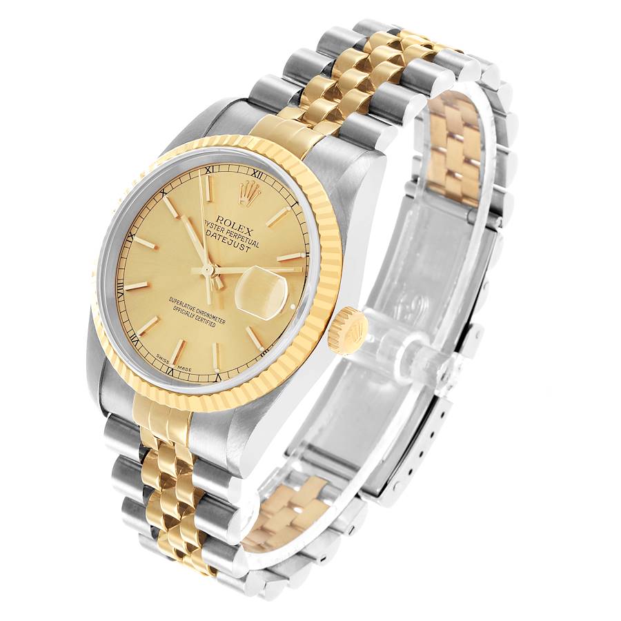 Rolex Datejust Two-Tone Champagne Watch