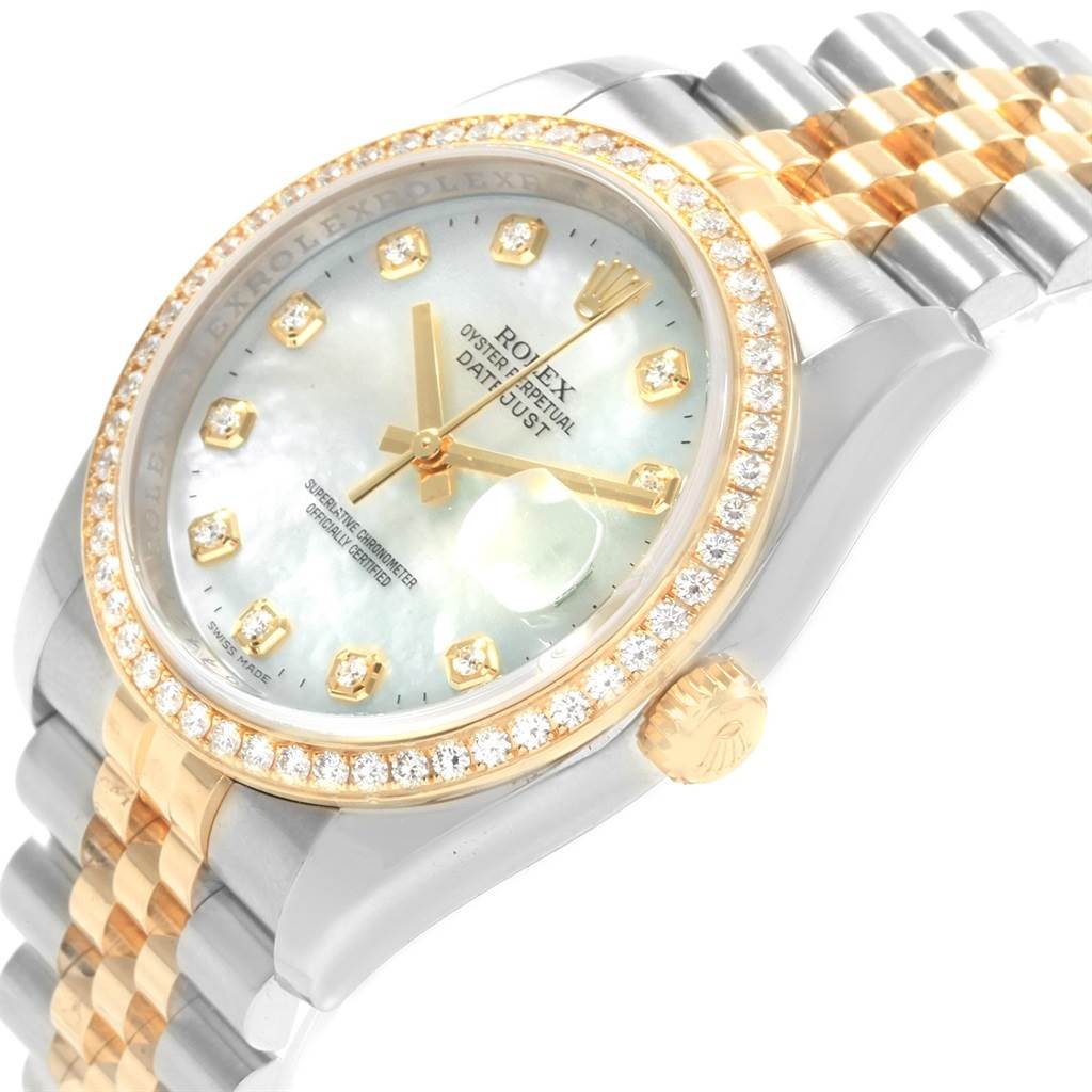 Rolex Datejust Two-Tone Diamond Watch