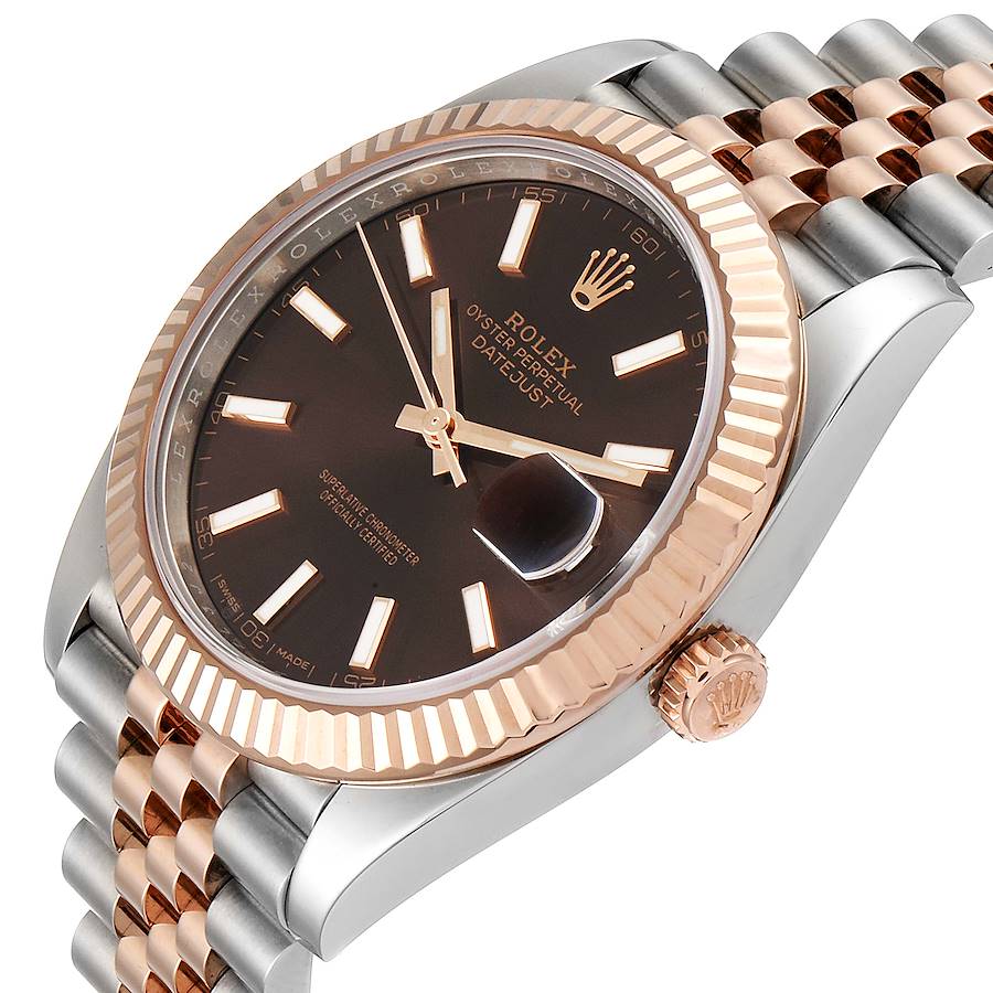 Rolex Datejust Two-Tone Chocolate Jubilee