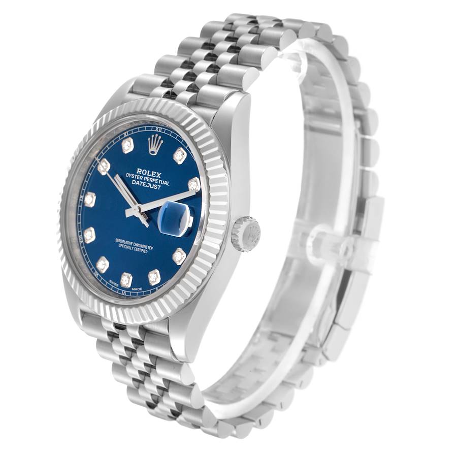 Rolex Datejust Steel Blue Diamond