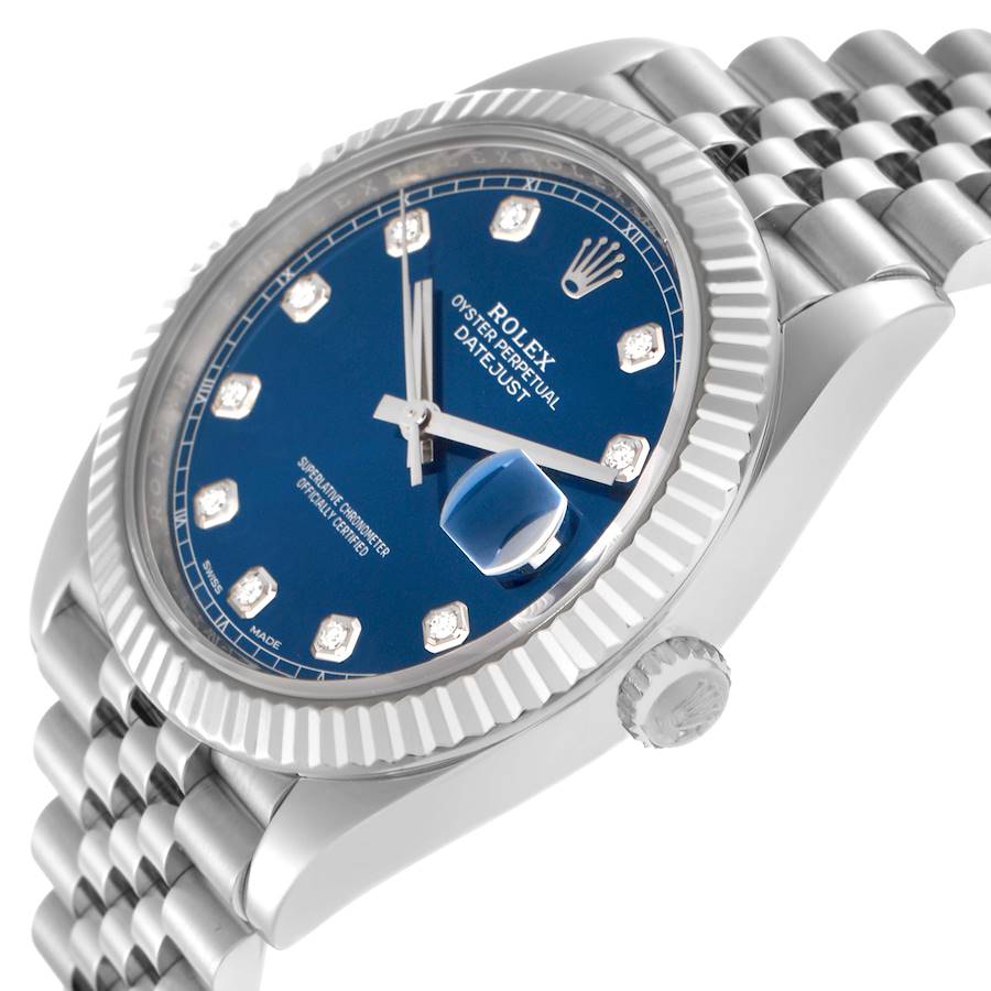 Rolex Datejust Steel Blue Diamond
