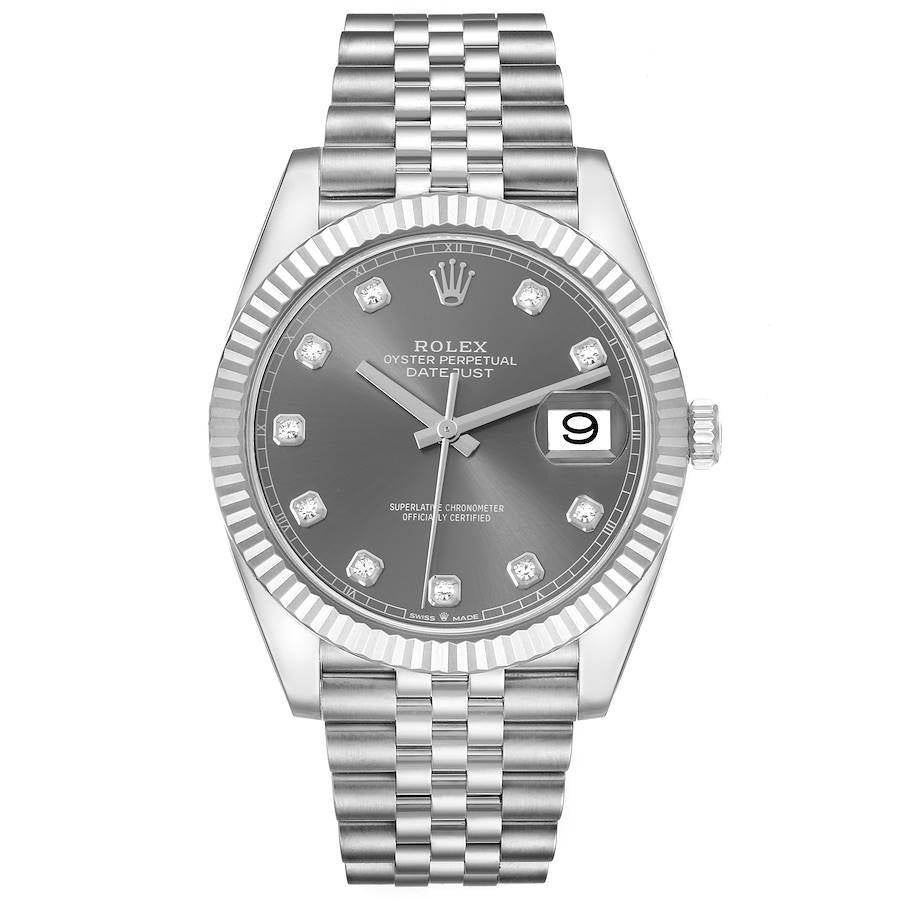 Rolex Datejust Steel Grey Diamond
