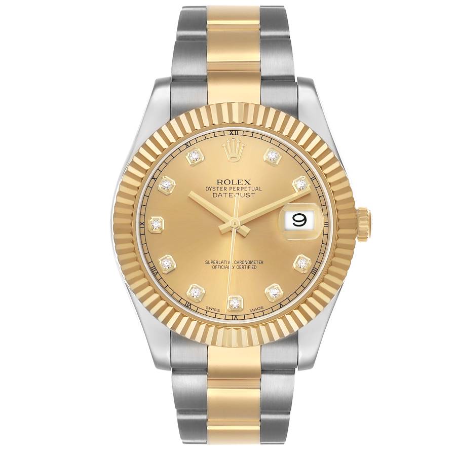 Rolex Datejust Two-Tone Champagne Diamond